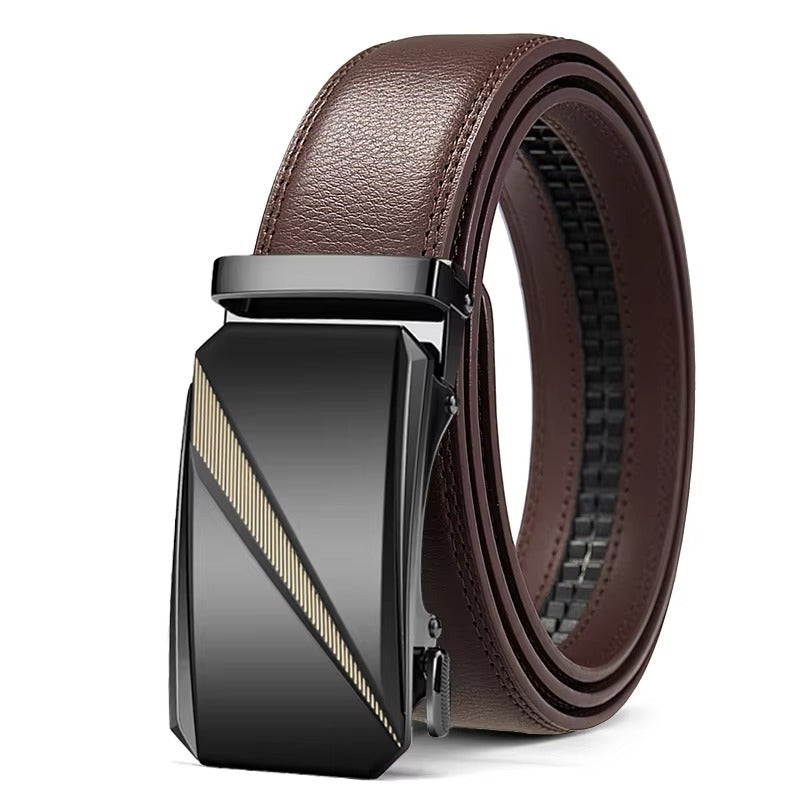 Men's Genuine Leather Ratchet Belt