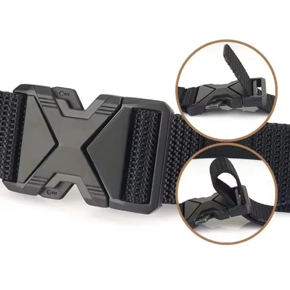 Men's 125cm Braided Nylon Commuter Belt