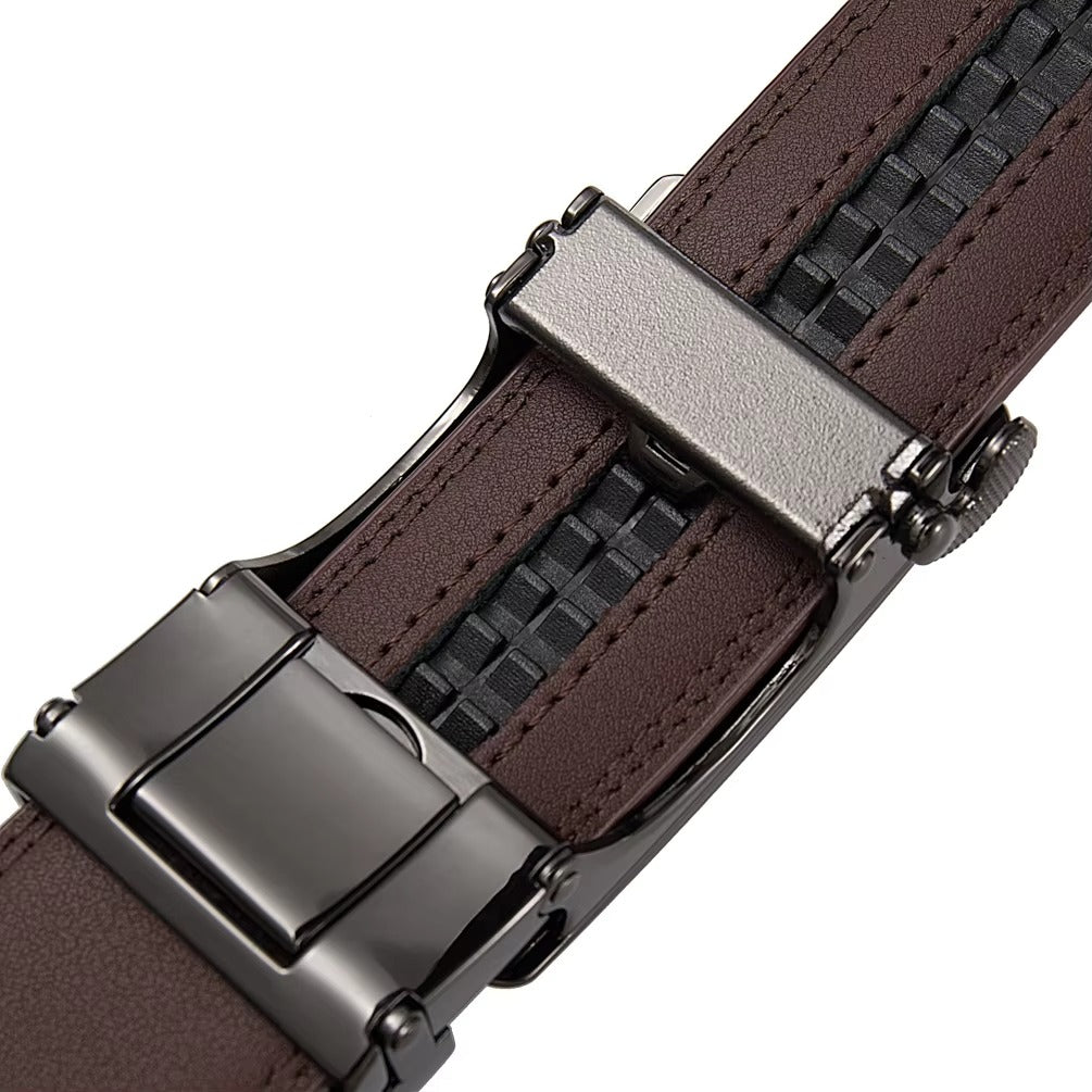 Men's Genuine Leather Ratchet Belt