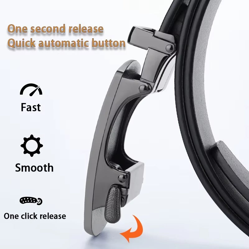 Men's Genuine Leather Ratchet Belt