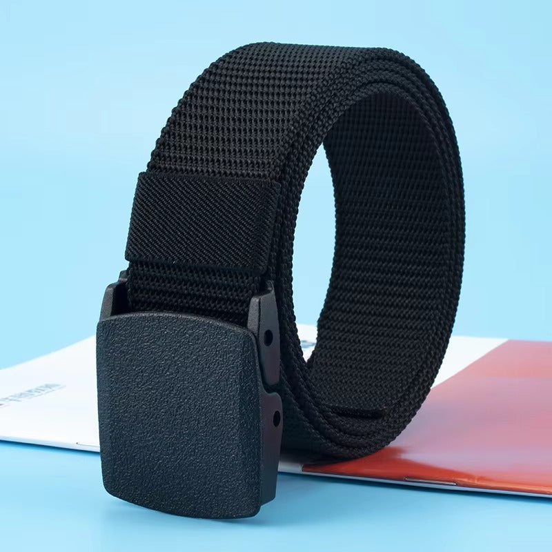 Men's & Women's Nylon Tactical Belt - Adjustable Outdoor Waist Belt