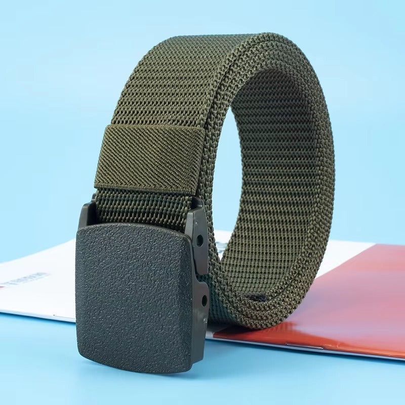 Men's & Women's Nylon Tactical Belt - Adjustable Outdoor Waist Belt